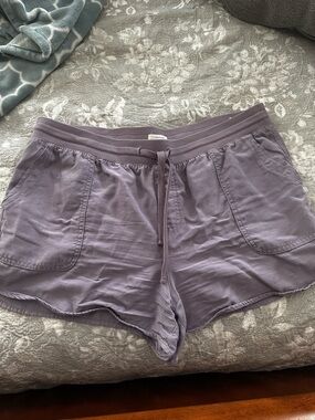 Maurices Lavender Drawstring Athletic Shorts Xl